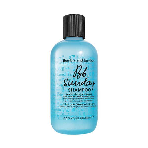 Bumble and bumble Sunday Weekly Clarifying Shampoo | Removes Residue, Excess Oil + Pollutants | Curly, Wavy, Straight, 8.5 fl. oz.