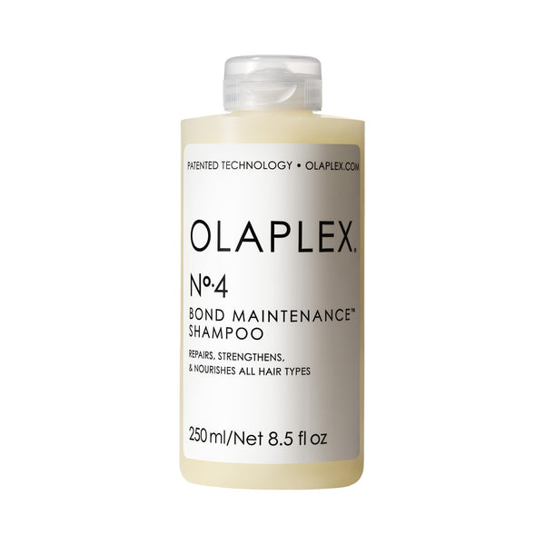 Olaplex No. 4 Bond Maintenance Shampoo, Repairs, Strengthens, & Nourishes All Hair Types, Adds Shine & Leaves Hair Feeling Soft, 8.5 fl oz